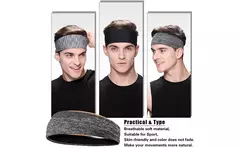 Imagem do Austto Sports Headband para homens e mulheres, Slim Workout Sweatband, Running System, Outdoor, Cooling