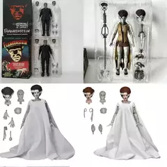 Neca figura noiva de frankenstein figura 1931 mary shelley acessório mesa de laboratório conjunto figuras de ação coleção modelo brinquedos boneca