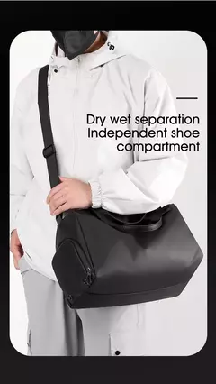 Grande Capacidade Oxford Sacos de Viagem com Zíper, Tecido Espessado, Impermeável, Sólido, Fitness, Bagagem, Esportes - comprar online