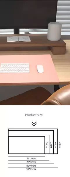 Dobrável cotovelo guarda de pulso couro escritório mesa tapete grande mouse almofada computador portátil mesa gaming mousepad tapete almofada - loja online