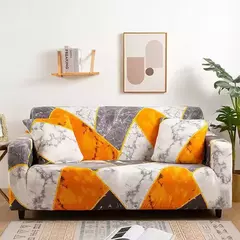 Tampa colorida elástica do sofá para a sala de estar, tudo incluído, poeira-prova, antiderrapagem, tampa universal do sofá, tampas do sofá, 1, 2, 3, 4 Seater - comprar online