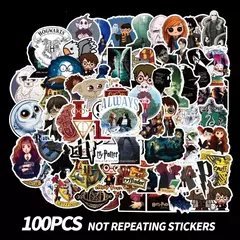 Harries potter brinquedos clássicos luna ron adesivo hermione malfoy snape adesivos à prova dwaterproof água para telefone portátil scrapbook scooter brinquedo na internet