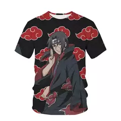 Camiseta infantil com estampa naruto 3d, anime japonês, lazer de rua, esportes, blusa grande, verão quente para meninos, nova, 2022 - Wolf Magazine