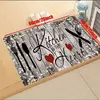 Tapete absorvente para sala de estar, Tapete de cozinha, Tapetes antiderrapantes, Capacho de entrada, Tapetes retro