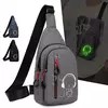 Bolsa de peito crossbody coreana masculina, mochila de ciclismo, bolsa de ombro masculina, moda casual, nova, 2024