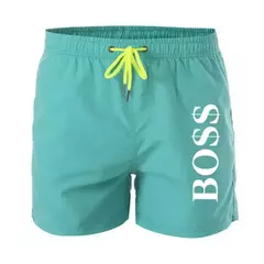 Shorts esportivos respirável de secagem rápida masculino, calções casuais com cordão forrado com malha, surf à beira-mar, praia, verão, novo - loja online