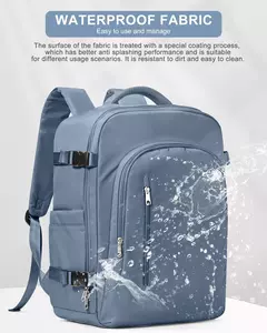 Imagem do Bolsa para Laptop Easyjet de Grande Capacidade, Mochila de Viagem para Homens e Mulheres, Bolsa de Cabine, Ryanair 45x36x20, 40x20