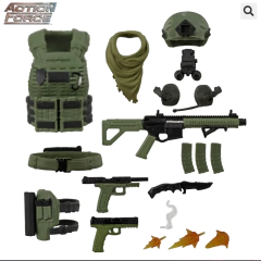 Em estoque VALAVERSE 1/12 Força de Ação Moderna Militar Vento Articulação Móvel Soldado Arma Acessórios Kit Modelo 6 Polegada Figura de Ação - Wolf Magazine