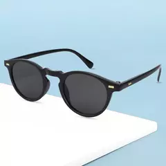 Óculos redondos pequenos para homens e mulheres, óculos de sol elegantes, retrô, clássico, seleção multi-estilo, viagem, compras, caminhadas, UV400 - comprar online