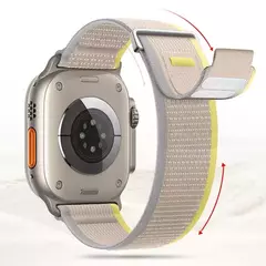 Pulseira de Nylon para Apple Watch, Pulseira Respirável, Ultra 2, 49mm, Série 9, 8, 7, 45mm, 41mm, Esportes para iWatch 6, 5, 4, 3, SE, 44 milímetros, 40 milímetros, 42 milímetros - comprar online