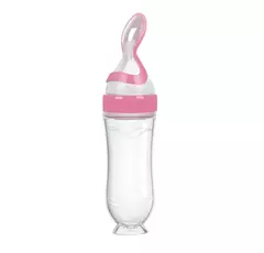 Recém-nascido Silicone Squeezed Milk Bottle, Food Grade, Training Spoon, Baby Grain, Supplement Alimentador, Seguro e Prático - loja online