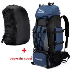 Impermeável Caminhadas e Camping Mochila, Sacos Esportivos ao Ar Livre, Trekking Bag, Mochila de Grande Capacidade, Equipamento de Viagem, 90L - Wolf Magazine
