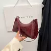 Bolsa de ombro PU com alça pequena para mulheres, bolsas crossbody pretas, bolsa de embreagem, moda moda