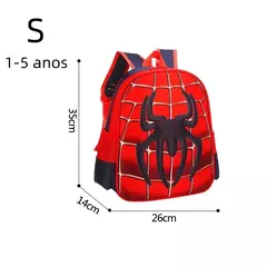 Mochila de Nylon Impermeável Rei Aranha para Crianças, Grande Capacidade, 2 a 16 Anos - comprar online