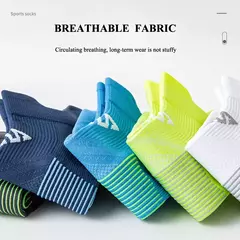 Meias de verão para homens e mulheres, meias de tornozelo, esportes fitness, secagem rápida, absorção de suor, respirável, anti-fricção, maratona - loja online