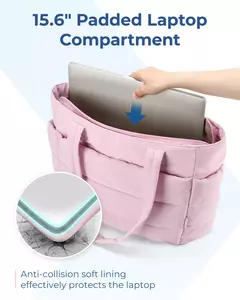 BAGSMART-Bolsa de ombro de cor sólida para mulheres, bolsas femininas, lazer, simples, Mommy Go Out, Tote, Novo, 2024 na internet