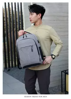 Mochila impermeável dos homens Ultra leve saco traseiro para homens mochila livro saco dos homens mochila elegante 15,6 "mochila notebook - Wolf Magazine