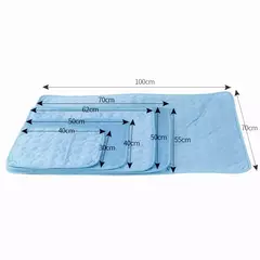Esteira de resfriamento para animais de estimação, almofada para cães e gatos, seda fria, colchão à prova de umidade, cama para animais pequenos, almofada de verão, 5 tamanhos - comprar online