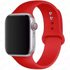Pulseira de Silicone para Apple Watch, Pulseira Esportiva, iWatch Series 8, 7, 6