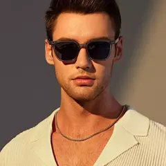 Óculos de sol quadrados retrô para homens e mulheres, óculos clássicos, alta qualidade, moda feminina, novo, 2024 - comprar online