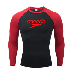 Proteção UV dos homens terno de mergulho, maiô apertado de manga curta, nata? - Wolf Magazine