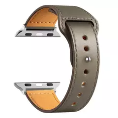 Pulseira de couro para Apple Watch Band, Sport Loop Bracelet, Ultra 2, 49mm, 44mm, 40mm, 38mm, 42mm, iWatch Series 9, 8, 7, 3, 4, 5, 6, SE, 41 milímetros, 45 milímetros - comprar online