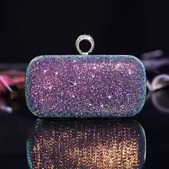 Evening Pink Clutch Purse Mulheres Bling Lantejoulas Bolsas 2023 Novo Designer De Moda Saco De Telefone De Luxo Crossbody Pequeno Saco De Designer