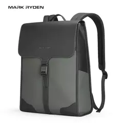 Mark Ryden-Mochila impermeável para laptop de grande capacidade para homens, mochilas casuais masculinas, bolsa de viagem de negócios, mochilas escolares de 15,6";;VERDADEIRO;;"MR 1622 BLACK,16 polegadas