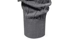 AIOPESON-Suéteres masculinos de algodão bordados em girafa, pulôver com gola redonda, clássico estampado torção, malha masculina - loja online