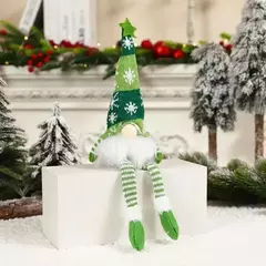 Natal Faceless Doll Gnome Ornamentos, Luz LED, Pelúcia, Artesanato de tricô, Decoração pendente, Decorações para crianças, Presente - comprar online