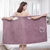 Saia coral de veludo para mulheres, absorvente macio, toalha grossa com bordas, envolta no peito, veste, adulto, 2024