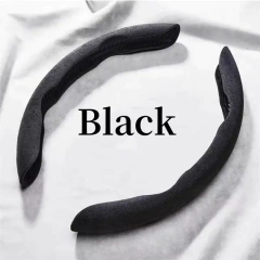 Camurça universal 38cm capa de reforço de volante de carro antiderrapante auto interior protetor de direção acessórios de decoração-marrom - loja online