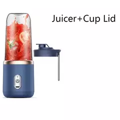 1pc azul/rosa portátil pequeno espremedor elétrico lâmina de aço inoxidável copo espremedor frutas automático smoothie liquidificador ferramenta cozinha - comprar online