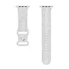 Pulseira de Silicone para Apple Watch, Mickey, Disney, Faixa Floral Gravada, Cute iWatch Series 9, 8, 7, 6, 5, 4, 3, 2, SE, 41mm, 40 milímetros, 38 milímetros