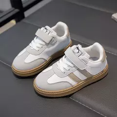 Sapatilhas de sola macia antiderrapantes para crianças, tênis, estilo coreano, tendência da moda, calçados esportivos para meninos, outono na internet