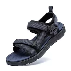 Sandálias de praia respirável ao ar livre masculinas, sapatos de verão, moda casual, plus size na internet