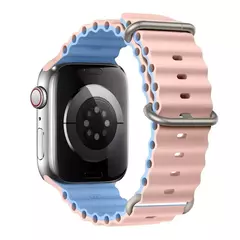 Pulseira esportiva de silicone para Apple Watch, pulseira para iWatch Series 9, 7, 8, 4, 5, 6, SE 2, 49mm, 45mm, 44mm, 42mm, 38 milímetros, 40 milímetros, 41 milímetros, ultra - comprar online