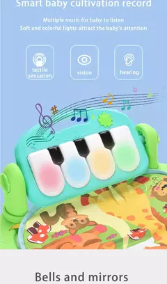Baby Music Rack Play Mat, Kid's Rug, Puzzle Tapete, Teclado Piano, Infantil Playmat, Educação precoce Ginásio, Crawling Game Pad Toy, 16 Estilos - comprar online