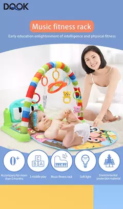 Baby Music Rack Play Mat, Kid's Rug, Puzzle Tapete, Teclado Piano, Infantil Playmat, Educação precoce Ginásio, Crawling Game Pad Toy, 16 Estilos