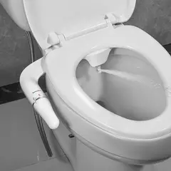 SAMODRA-Bidé Sanitário Ultra-Slim, Acessório Do Assento Sanitário, Entrada De Latão, Pressão De Água Ajustável, Chuveiro Higiênico Do Banheiro