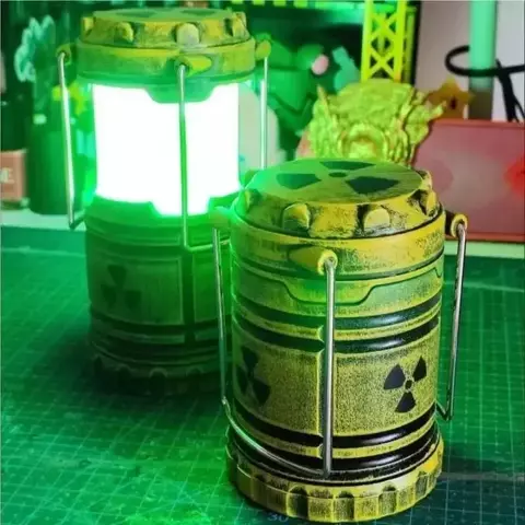 Halloween reator lanterna steampunk decoração presente portátil luz de acampa