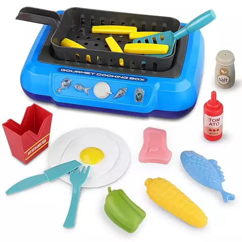 “Cozinha Infantil 20 Peças – Brinquedo Interativo com Som e Luz para Pequenos Chefs” - comprar online