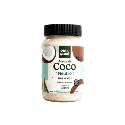 CHIA GRAAL Aceite de coco neutro 360 gr