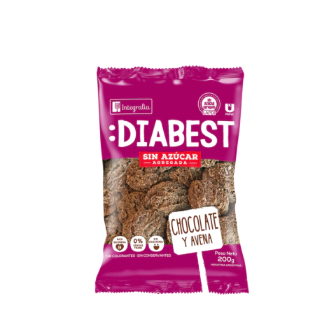INTEGRALIA Diabest chocolate y avena 200 gr