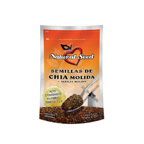 NATURAL SEED Semillas de chía molida 250 gr