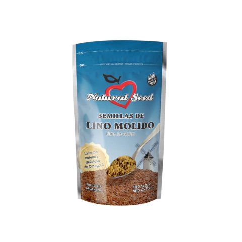 NATURAL SEED Semillas de lino molido 250 gr
