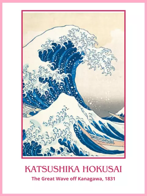 Quebra-cabeça 1000 mini peças - A Grande Onda De Kanagawa (Hokusai) | Com Pôster 38x26cm - comprar online