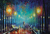 Quebra-cabeça Madeira Rainy Night, pintura a óleo de Leonid Afremov 1000 Peças - comprar online