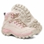 Bota Adventure Feminina Para Trilha Palmilha Gel Bege e Rosa N7 - Franboots