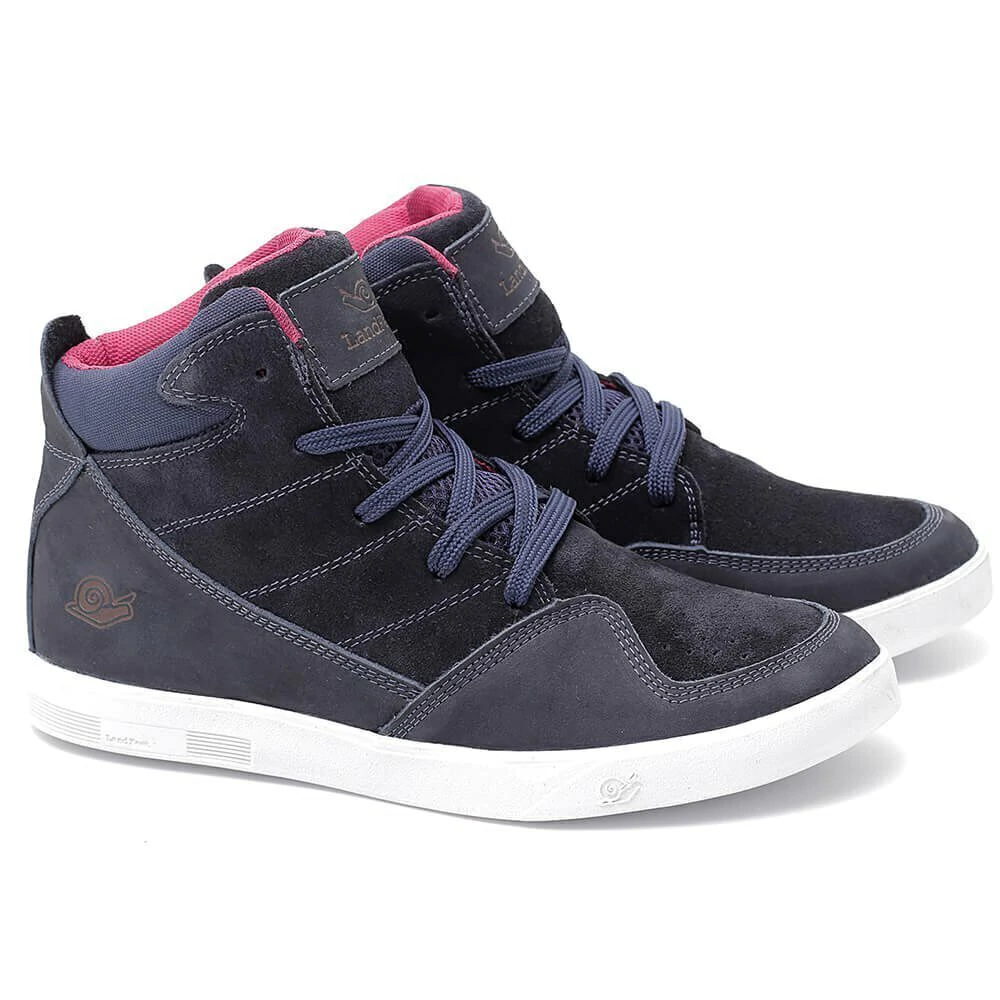 Tênis Skate Crossfit Casual Original Cano Alto Landfeet Égide Marinho Lifestyle